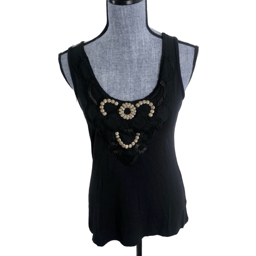 Bobeau Tank Top with Beading